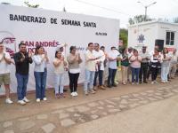 Desde Montepio, arranca operativo vacacional y limpieza de playas en San Andrés Tuxtla 